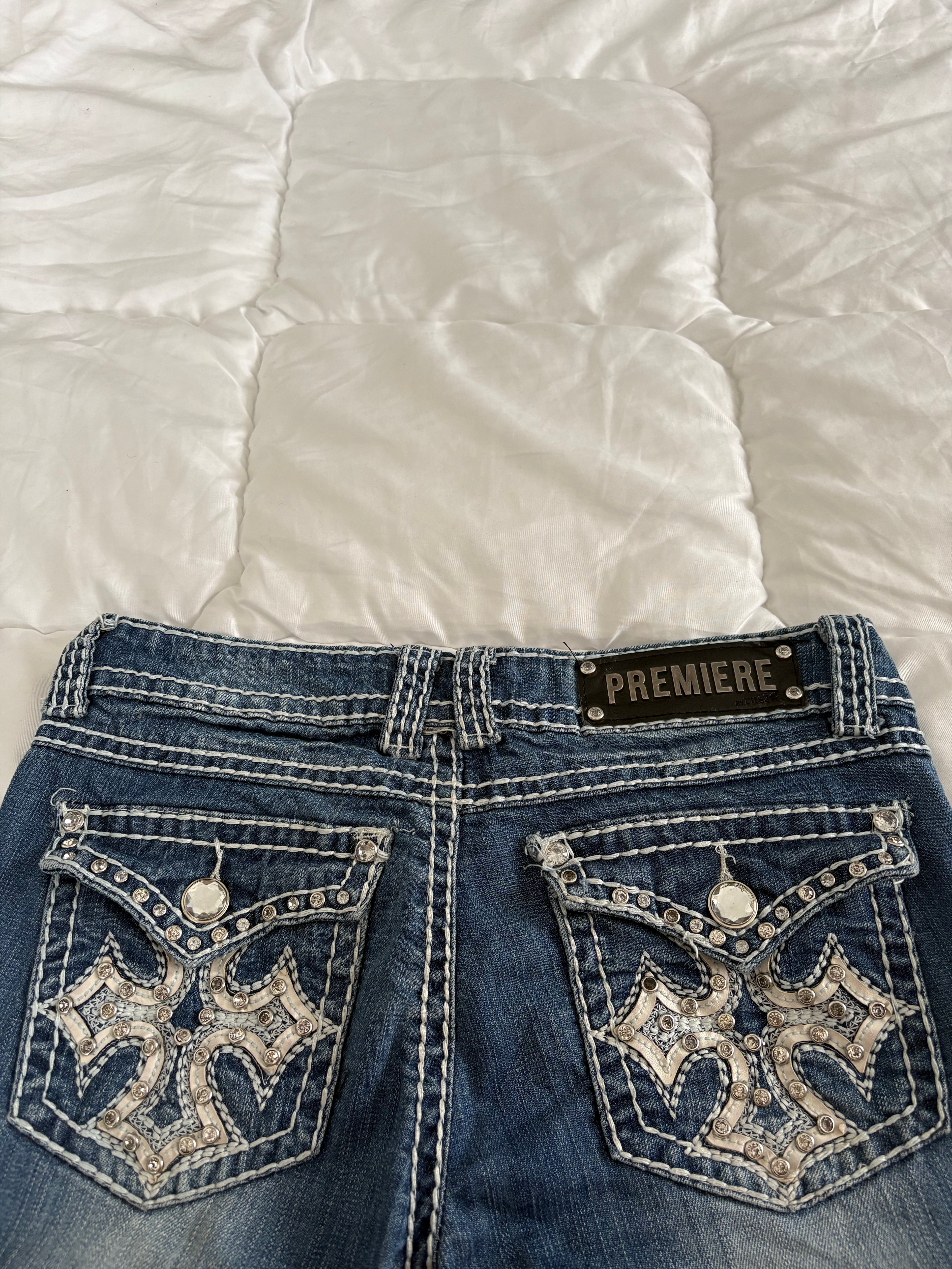 Low waist-flare jeans-Premium