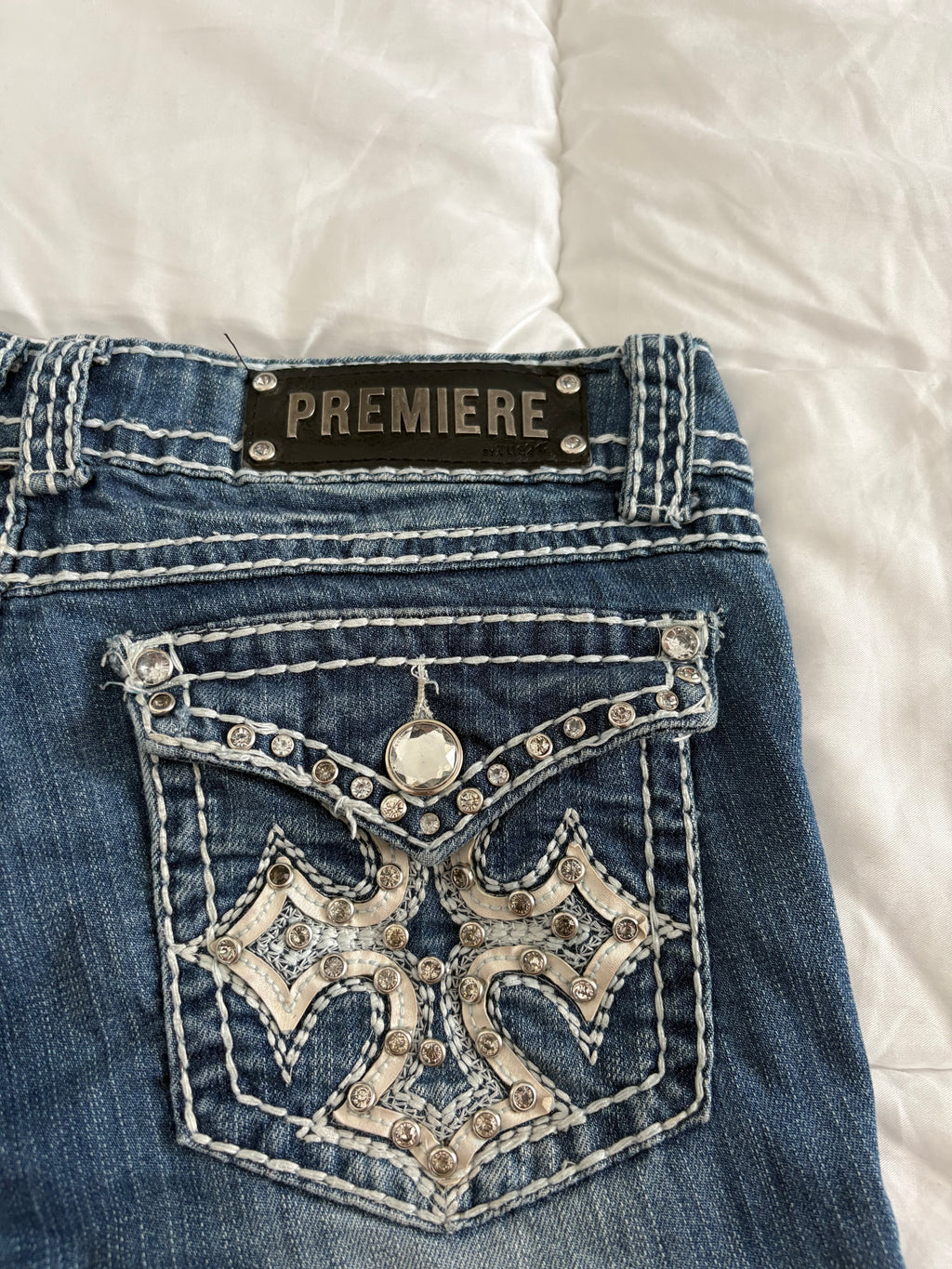 Low waist-flare jeans-Premium